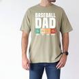 Baseball Dad Proud Little Slugger Father Humor Men's Comfort Colors T-Shirt Khaki Baseball Dad Proud Little Slugger Father Humor Men's Comfort Colors T-Shirt Khaki