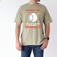 Baseball Dad Like a Regular Dad But With Bigger Balls Premium Men's Comfort Colors T-Shirt Khaki Baseball Dad Like a Regular Dad But With Bigger Balls Premium Men's Comfort Colors T-Shirt Khaki