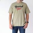 Baseball Dad Script Men's Comfort Colors T-Shirt Khaki Baseball Dad Script Men's Comfort Colors T-Shirt Khaki