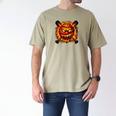 Baseball Drip Angry Lava Slime Ball Graphic Men's Comfort Colors T-Shirt Khaki Baseball Drip Angry Lava Slime Ball Graphic Men's Comfort Colors T-Shirt Khaki