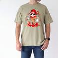 Baseball Drip Ice Cream Apparel Youth Boys Valentines Men's Comfort Colors T-Shirt Khaki