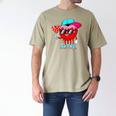 Baseball Drip Ice Cream Valentines Day Baseball Sport Boys Men's Comfort Colors T-Shirt Khaki Baseball Drip Ice Cream Valentines Day Baseball Sport Boys Men's Comfort Colors T-Shirt Khaki