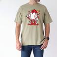 Baseball Drip Icecream Men Boy Valentine Men's Comfort Colors T-Shirt Khaki