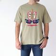 Baseball Drip Shirt Youth Baseball Glove Drip Ice Cream Men's Comfort Colors T-Shirt Khaki Baseball Drip Shirt Youth Baseball Glove Drip Ice Cream Men's Comfort Colors T-Shirt Khaki