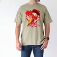 Baseball Heart Valentine Baseball Ice Cream Drip Boys Girls Men's Comfort Colors T-Shirt Khaki Baseball Heart Valentine Baseball Ice Cream Drip Boys Girls Men's Comfort Colors T-Shirt Khaki