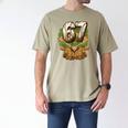 Baseball Ice Cream Drip Number 67 Playground Player 67th Men's Comfort Colors T-Shirt Khaki
