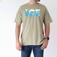 Baseball ICE Ice Cream Drip Baseball Drip Baseball Men's Comfort Colors T-Shirt Khaki Baseball ICE Ice Cream Drip Baseball Drip Baseball Men's Comfort Colors T-Shirt Khaki