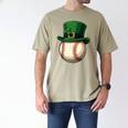 Baseball Leprechaun Hat Saint Patrick Retro Men's Comfort Colors T-Shirt Khaki Baseball Leprechaun Hat Saint Patrick Retro Men's Comfort Colors T-Shirt Khaki