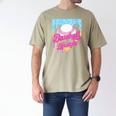 Baseball Life Lifestyle Home Plate Ice Cream Drip Men Boys Men's Comfort Colors T-Shirt Khaki