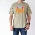 Baseball Lifestyle Home Plate Ice Cream Drip Men Boys Kids Men's Comfort Colors T-Shirt Khaki Baseball Lifestyle Home Plate Ice Cream Drip Men Boys Kids Men's Comfort Colors T-Shirt Khaki