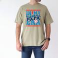 In My Baseball Papa Era Groovy Baseball Dad Family Matching Raglan Baseball Tee Men's Comfort Colors T-Shirt Khaki In My Baseball Papa Era Groovy Baseball Dad Family Matching Raglan Baseball Tee Men's Comfort Colors T-Shirt Khaki