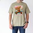 Baseball Player Christmas Gingerbread Smashing Through Snow Men's Comfort Colors T-Shirt Khaki Baseball Player Christmas Gingerbread Smashing Through Snow Men's Comfort Colors T-Shirt Khaki