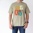 Baseball Player Collage Men Kids Coach Youth Boys Men's Comfort Colors T-Shirt Khaki