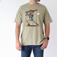 Baseball Skeleton Spooky Boys Halloween Baseball Player Men's Comfort Colors T-Shirt Khaki Baseball Skeleton Spooky Boys Halloween Baseball Player Men's Comfort Colors T-Shirt Khaki