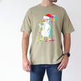 Baseball Snowman Drip Cool Christmas Men Boys Girls Men's Comfort Colors T-Shirt Khaki