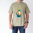 Baseball Splash Team Player For Kids Men Women Men's Comfort Colors T-Shirt Khaki