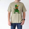 Baseball St Patricks Day Leprechaun Boys Girls Men Women Men's Comfort Colors T-Shirt Khaki