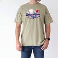 Bonus Mom Rookie Of Year 1st Birthday Baseball Theme Men's Comfort Colors T-Shirt Khaki