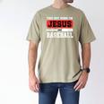 This Boy Runs On Jesus And Baseball Christian Baseball Men's Comfort Colors T-Shirt Khaki This Boy Runs On Jesus And Baseball Christian Baseball Men's Comfort Colors T-Shirt Khaki
