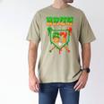Bruh 67 Baseball Christmas Gingerbread Drip Number 67 Player Men's Comfort Colors T-Shirt Khaki Bruh 67 Baseball Christmas Gingerbread Drip Number 67 Player Men's Comfort Colors T-Shirt Khaki