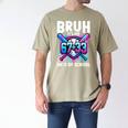 Bruh It's My 67 33 Days Of School Baseball 100 Days Smarter Men's Comfort Colors T-Shirt Khaki Bruh It's My 67 33 Days Of School Baseball 100 Days Smarter Men's Comfort Colors T-Shirt Khaki