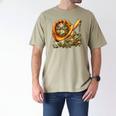Camo Ice Cream Drip Baseball Stuff Baseball Drip Boys Men's Comfort Colors T-Shirt Khaki