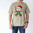 Christmas Baseball Drip For Boys Ice Cream Drip Baseball Men's Comfort Colors T-Shirt Khaki