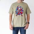 Christmas Baseball Santa Game Day Xmas Boys Kids Men Men's Comfort Colors T-Shirt Khaki Christmas Baseball Santa Game Day Xmas Boys Kids Men Men's Comfort Colors T-Shirt Khaki