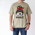 Classy Nana Life Soccer Messy Bun Baseball Mother's Day Men's Comfort Colors T-Shirt Khaki Classy Nana Life Soccer Messy Bun Baseball Mother's Day Men's Comfort Colors T-Shirt Khaki