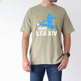 Da Pope Leo XIV Baseball Men's Comfort Colors T-Shirt Khaki