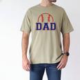 Dad Of Rookie 1st Birthday Baseball Boy Family Matching Men's Comfort Colors T-Shirt Khaki Dad Of Rookie 1st Birthday Baseball Boy Family Matching Men's Comfort Colors T-Shirt Khaki