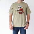 Dominican Republic Santa Christmas Baseball Beisbol Men's Comfort Colors T-Shirt Khaki Dominican Republic Santa Christmas Baseball Beisbol Men's Comfort Colors T-Shirt Khaki