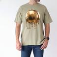 Dripping Gold Drip Baseball Game Day Player Coach Baller Men's Comfort Colors T-Shirt Khaki Dripping Gold Drip Baseball Game Day Player Coach Baller Men's Comfort Colors T-Shirt Khaki