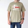 Eat Sleep Baseball Repeat Humor Baseball Dad Players Men's Comfort Colors T-Shirt Khaki