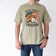 Faith Family Freedom Patriotic Christian Baseball Game Day Men's Comfort Colors T-Shirt Khaki Faith Family Freedom Patriotic Christian Baseball Game Day Men's Comfort Colors T-Shirt Khaki