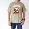 Fathers Day Baseball Dad Parent Premium Men's Comfort Colors T-Shirt Khaki
