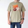 Football Basketball Baseball Heart Valentine Boys Men Kid Men's Comfort Colors T-Shirt Khaki