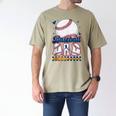 Groovy Baseball Dad Daddy Father Happy Fathers Day Men Guys Men's Comfort Colors T-Shirt Khaki Groovy Baseball Dad Daddy Father Happy Fathers Day Men Guys Men's Comfort Colors T-Shirt Khaki