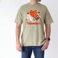 Happy Valentine’s Basketball Football Valentine Baseball Men's Comfort Colors T-Shirt Khaki Happy Valentine’s Basketball Football Valentine Baseball Men's Comfort Colors T-Shirt Khaki