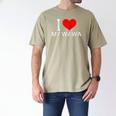 I Heart My Wawa Raglan Baseball Tee Men's Comfort Colors T-Shirt Khaki I Heart My Wawa Raglan Baseball Tee Men's Comfort Colors T-Shirt Khaki