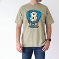 Ice Cream Baseball Glove 8th Birthday Edition Men's Comfort Colors T-Shirt Khaki