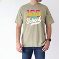 Ice Cream Drip 100 Days Of School Baseball Boys 100th Day Men's Comfort Colors T-Shirt Khaki Ice Cream Drip 100 Days Of School Baseball Boys 100th Day Men's Comfort Colors T-Shirt Khaki