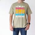 I'm A Baseball Dad Nothing Scares Me Softball Player Men's Comfort Colors T-Shirt Khaki I'm A Baseball Dad Nothing Scares Me Softball Player Men's Comfort Colors T-Shirt Khaki