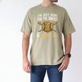 I'm Just Here For The Snacks And Commercials Baseball Men's Comfort Colors T-Shirt Khaki