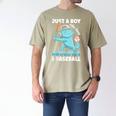 Just A Boy Who Loves Axolotls & Baseball Men's Comfort Colors T-Shirt Khaki Just A Boy Who Loves Axolotls & Baseball Men's Comfort Colors T-Shirt Khaki