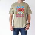 I Just Hit 100 Days Of School Baseball 100th Day Boys Kids Men's Comfort Colors T-Shirt Khaki I Just Hit 100 Days Of School Baseball 100th Day Boys Kids Men's Comfort Colors T-Shirt Khaki