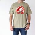 Kid Drip Ice Cream Baseball Heart Catcher Valentines Day Boy Men's Comfort Colors T-Shirt Khaki Kid Drip Ice Cream Baseball Heart Catcher Valentines Day Boy Men's Comfort Colors T-Shirt Khaki