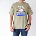 Kids 8th Baseball Birthday Party Boys Sport Fan 8 Years Old Men's Comfort Colors T-Shirt Khaki Kids 8th Baseball Birthday Party Boys Sport Fan 8 Years Old Men's Comfort Colors T-Shirt Khaki