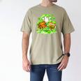 Kids St Patricks Day Shamrock Basketball Baseball Football Men's Comfort Colors T-Shirt Khaki Kids St Patricks Day Shamrock Basketball Baseball Football Men's Comfort Colors T-Shirt Khaki