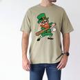 Leprechaun Baseball St Patricks Day Saint Pattys Men Boys Men's Comfort Colors T-Shirt Khaki